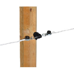 Cuerda de cercado con bobinado cruzado EconomyLine AKO Blanco