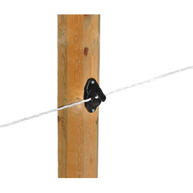 Cuerda de cercado con bobinado cruzado EconomyLine AKO Blanco