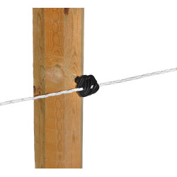 Cuerda de cercado con bobinado cruzado EconomyLine AKO Blanco