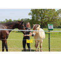 Cuerda de cerco PlatinumLine AKO Blanco / azúl