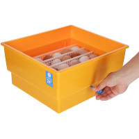 Incubadora Covatutto 24 ECO Kerbl Hobbyfarming Amarillo