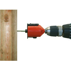 Punta de atornillado para aislador anular y de clip AKO Roja Rojo