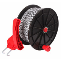 Hilo de cerca en enrollador AKO Blanco / negro