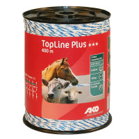 Hilo de cercado TopLine Plus AKO Blanco / rojo
