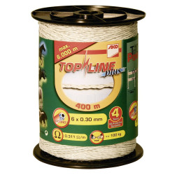 Hilo de cercado TopLine Plus AKO Blanco