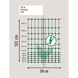Malla avícola Premium AKO Verde