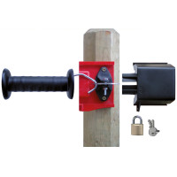 Cierre de puerta AKO Negro