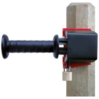 Cierre de puerta AKO Negro