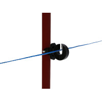 Aislador con pasador para poste de esquina AKO Negro