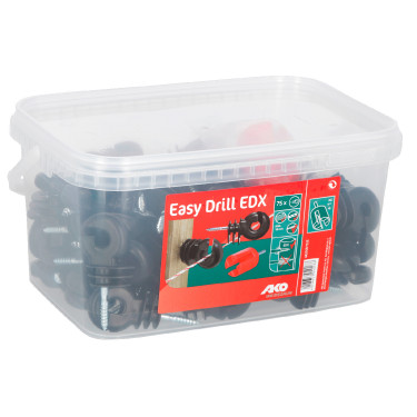 Aislador anular Easy Drill EDX AKO Negro Aislador anular Easy Drill EDX AKO Negro