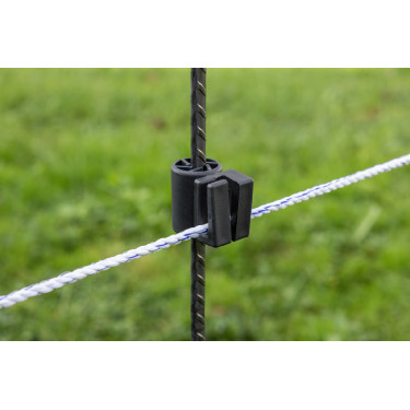 Aislante complementario para piquetes redondos y ovalados AKO Negro