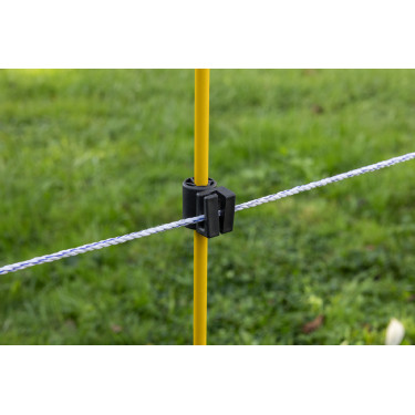 Aislante complementario para piquetes redondos y ovalados AKO Negro