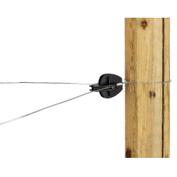 Aislador de esquina / tipo «huevo» AKO Negro Aislador de esquina / tipo «huevo» AKO Negro