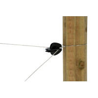 Aislador de esquina / tipo «huevo» AKO Negro