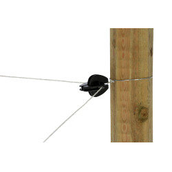 Aislador de esquina / tipo «huevo» AKO Negro Aislador de esquina / tipo «huevo» AKO Negro