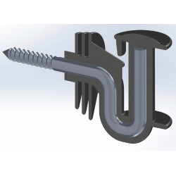 Aislador de esquina para cinta Cavallo AKO Negro Aislador de esquina para cinta Cavallo AKO Negro