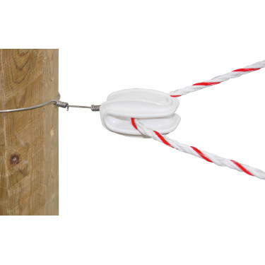 Aislador de esquina tipo “huevo” AKO Blanco