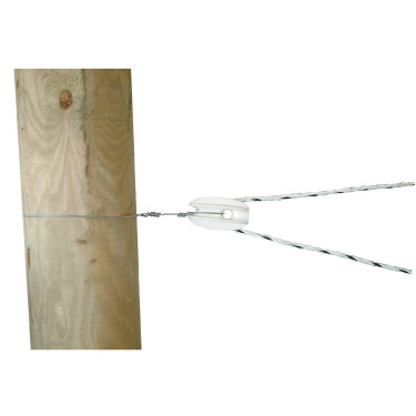 Aislador de esquina tipo “huevo” AKO Blanco