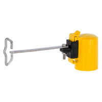 Aislador de cabeza, solución de esquina para cinta / cordón T-Post AKO Amarillo Aislador de cabeza, solución de esquina para cinta / cordón T-Post AKO Amarillo