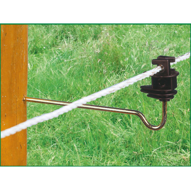 Aislador separador con cordel AKO Negro