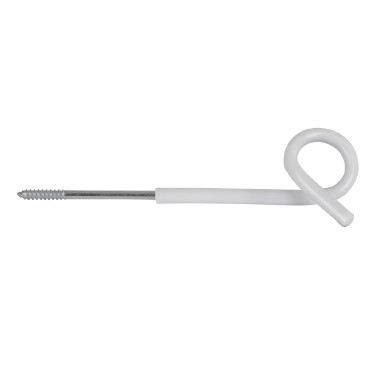 Aislador separador con ojal AKO Blanco