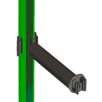 Aislador separador T-Post AKO Negro Aislador separador T-Post AKO Negro