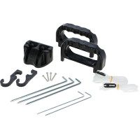 Kit completo de apertura para malla Kerbl Hobbyfarming Negro Kit completo de apertura para malla Kerbl Hobbyfarming Negro