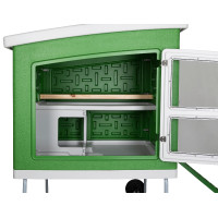 Coop Móvil Kerbl Hobbyfarming Verde / blanco