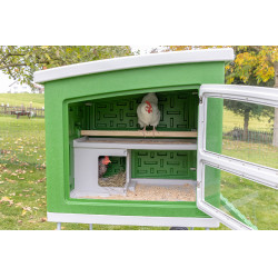 Coop Móvil Kerbl Hobbyfarming Verde / blanco Coop Móvil Kerbl Hobbyfarming Verde / blanco