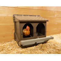 Caja nido Kerbl Hobbyfarming Castaño Marrón