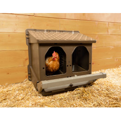 Caja nido Kerbl Hobbyfarming Castaño Marrón