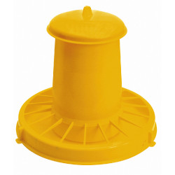Comedero para pollos y pollitos Kerbl Hobbyfarming Amarillo