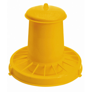 Comedero para pollos y pollitos Kerbl Hobbyfarming Amarillo