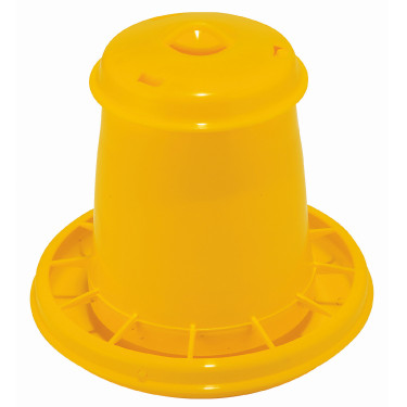 Comedero para pollos y pollitos Kerbl Hobbyfarming Amarillo