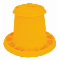 Comedero para pollos y pollitos Kerbl Hobbyfarming Amarillo