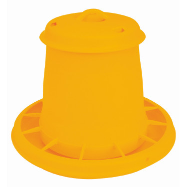 Comedero para pollos y pollitos Kerbl Hobbyfarming Amarillo