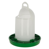 Comedero con tapa abatible Kerbl Hobbyfarming Blanco / verde Comedero con tapa abatible Kerbl Hobbyfarming Blanco / verde