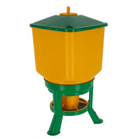 Comedero con patas Kerbl Hobbyfarming Amarillo / verde Comedero con patas Kerbl Hobbyfarming Amarillo / verde