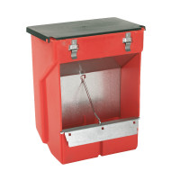 Comedero colgante para conejos Kerbl Hobbyfarming Roja Rojo