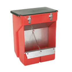 Comedero colgante para conejos Kerbl Hobbyfarming Roja Rojo