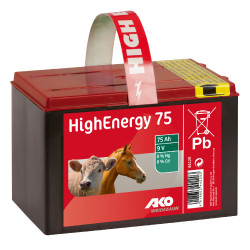 Pila seca salina de 9 voltios High Energy AKO