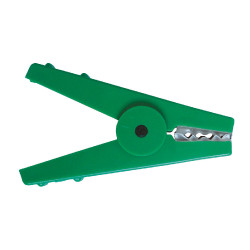 Pinza cocodrilo AKO Verde