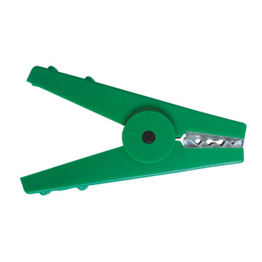 Pinza cocodrilo AKO Verde