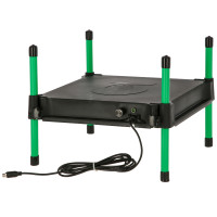 Placa calefactora para pollitos CosyHeat Kerbl Hobbyfarming Negro / verde Placa calefactora para pollitos CosyHeat Kerbl Hobbyfarming Negro / verde