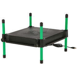 Placa calefactora para pollitos CosyHeat Kerbl Hobbyfarming Negro / verde