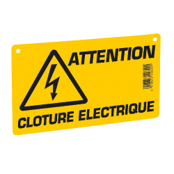 Placa de señalización – ¡Atención, cerca eléctrica! AKO Placa de señalización – ¡Atención, cerca eléctrica! AKO