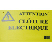 Placa de señalización – ¡Atención, cerca eléctrica! AKO Amarillo Placa de señalización – ¡Atención, cerca eléctrica! AKO Amarillo