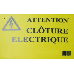Placa de señalización – ¡Atención, cerca eléctrica! AKO Placa de señalización – ¡Atención, cerca eléctrica! AKO