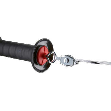 Manija de puerta con conector para cordón y alambre AKO Manija de puerta con conector para cordón y alambre AKO