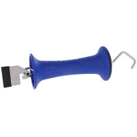 Manija de puerta Premium con conector de cintas Litzclip® AKO Azul Manija de puerta Premium con conector de cintas Litzclip® AKO Azul